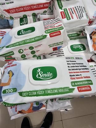 SMİLE ISLAK YÜZEY HAVLUSU