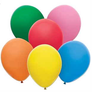 balon 6 renk 100 lü